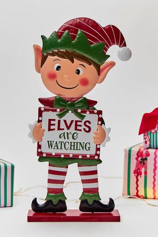 Elves Watching Statue, 19x41cm