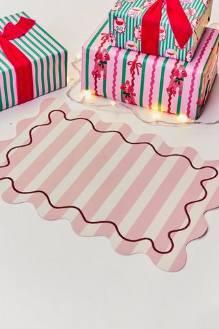 Christmas Stripe Placemat