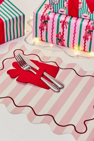 Christmas Stripe Placemat