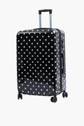 Hardcover Suitcase Polka Dot Large, 18kg