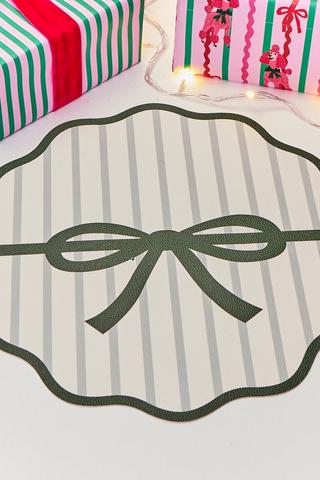 Christmas Bow Placemat