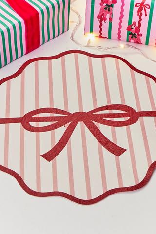 Christmas Bow Placemat