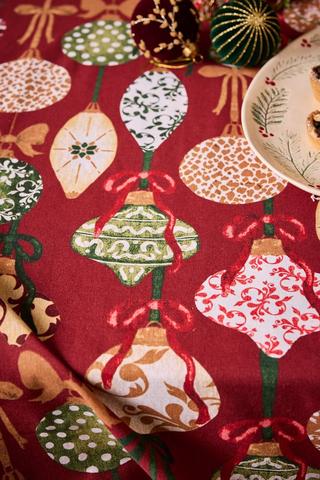 Christmas Bauble Table Runner