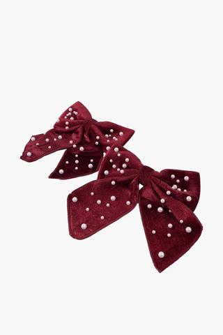 Christmas 2 Pack Bow Curtain Tie Back
