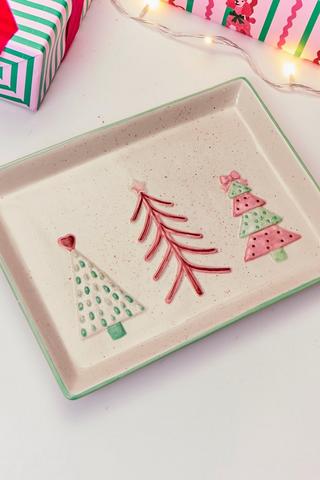 Christmas Ceramic Platter