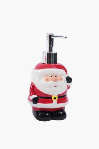 Christmas Ceramic Santa Shaped Soap Dispenser
