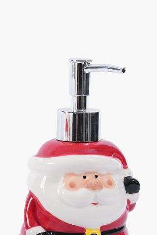 Christmas Ceramic Santa Shaped Soap Dispenser