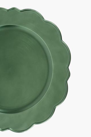 Christmas Scallop Underplate