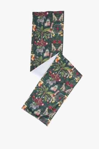 Christmas Palm Table Runner