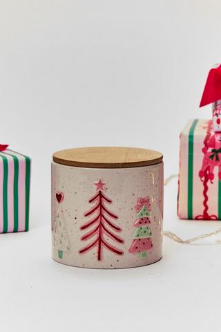 Medium Christmas Storage Jar