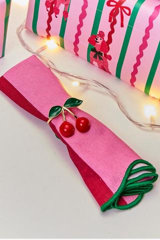 2 Pack Cherry Napkin Rings