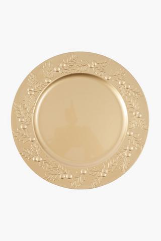 Christmas Mistletoe Underplate