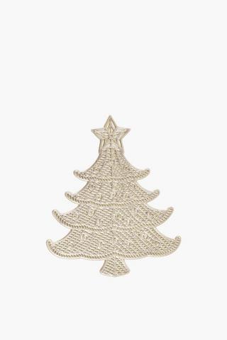 Pack Of 4 Christmas Tree Coasters