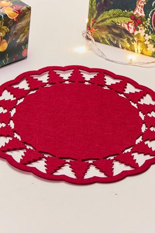 Christmas Felt Cutout Placemat