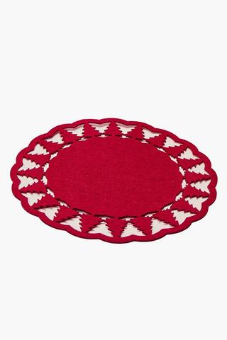 Christmas Felt Cutout Placemat