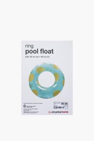 Inflatable Pineapple Pool Ring, 90cm