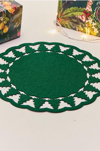 Christmas Felt Cutout Placemat