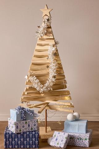 Slatted Wooden Christmas Tree, 1.5m