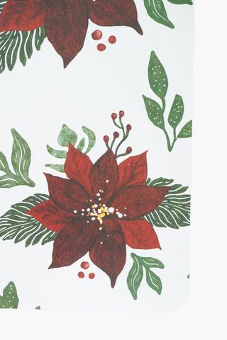 Christmas Poinsettia Placemat
