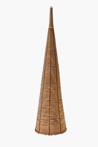 Woven Cone Christmas Tree, 1m