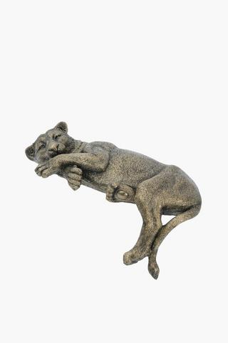 Lazy Lion Statue, 25x11cm