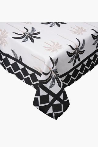Palm Printed Tablecloth, 180x270cm