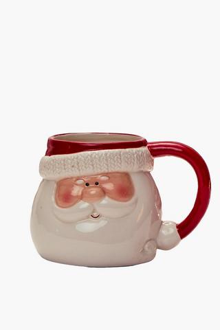 Santa Stoneware Mug