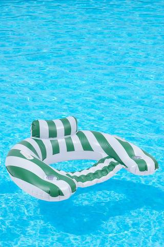 Inflatable Stripe Pool Chair