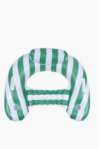 Inflatable Stripe Pool Chair