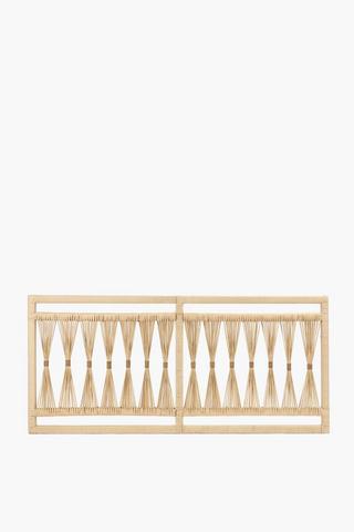 Boho Weave Queen Headboard