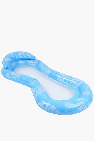 Inf Mesh Mat Leaf Blue