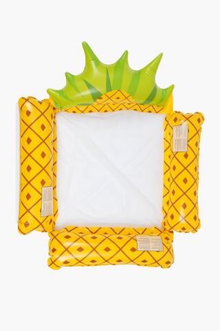 Inflatable Pineapple Mesh Pool Chair