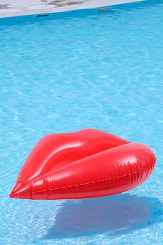 Inflatable Lips Pool Float