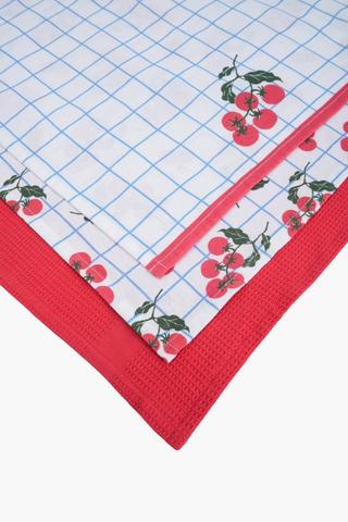 3 Pack Tomato Tea Towel Set