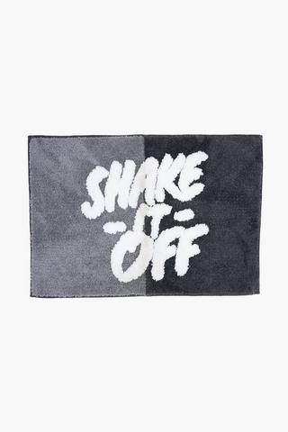 Cotton Tufted Shake It Off Bath Mat, 50x80cm
