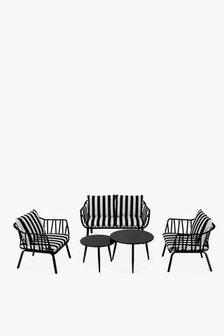 Berkin 5 Piece Patio Set