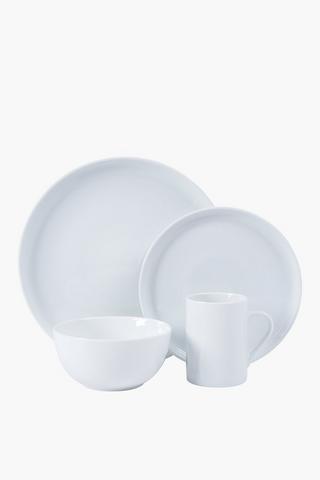 16 Piece Porcelain Glaze Dinner Set