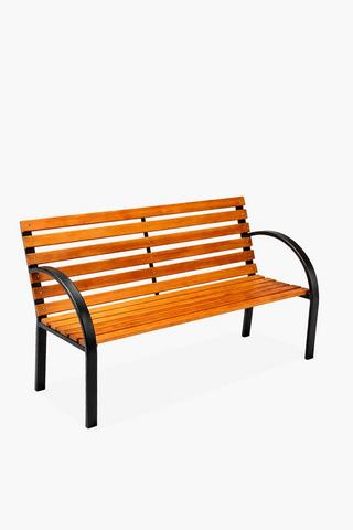 Slatted Park Bench