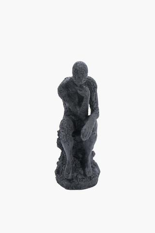 Thinking Man Statue, 28cm