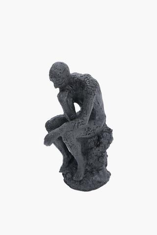 Thinking Man Statue, 28cm