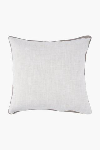 Extra Premium Linen Box Feather Filled Scatter Cushion, 60x60cm