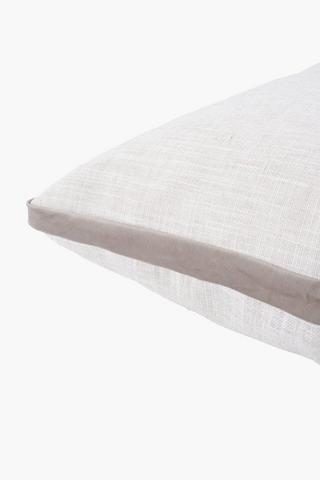 Extra Premium Linen Box Feather Filled Scatter Cushion, 60x60cm