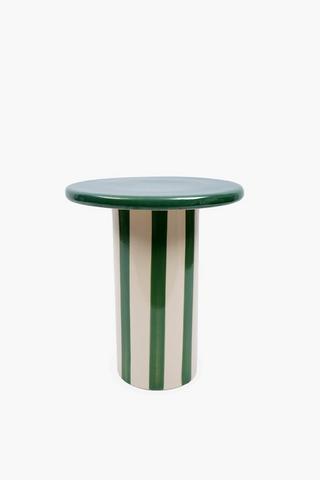 Cypress Stripe Side Table