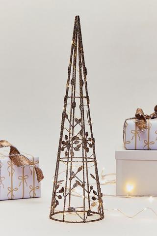 Led Elegance Cone Christmas Tree, 60cm