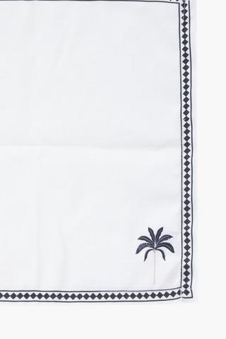 Palm Embroidered Napkin