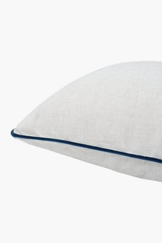 Plain Piping Detail Scatter Cushion Cover, 60x60cm