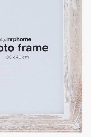 Washed Light Wood Frame, 30x40cm
