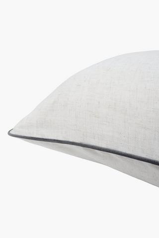 Plain Piping Detail Scatter Cushion Cover, 60x60cm