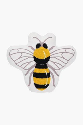Tufted Shaped Bee Cushion, 40cm