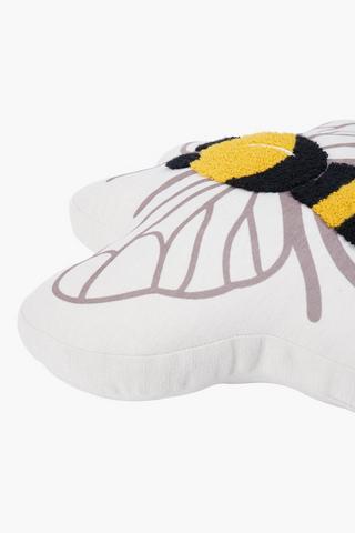 Tufted Shaped Bee Cushion, 40cm